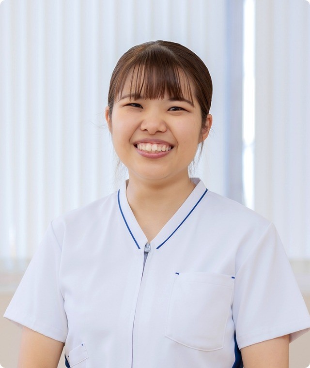 患者さんに関心を寄せて関わり、安心してもらえるような存在になりたいです。