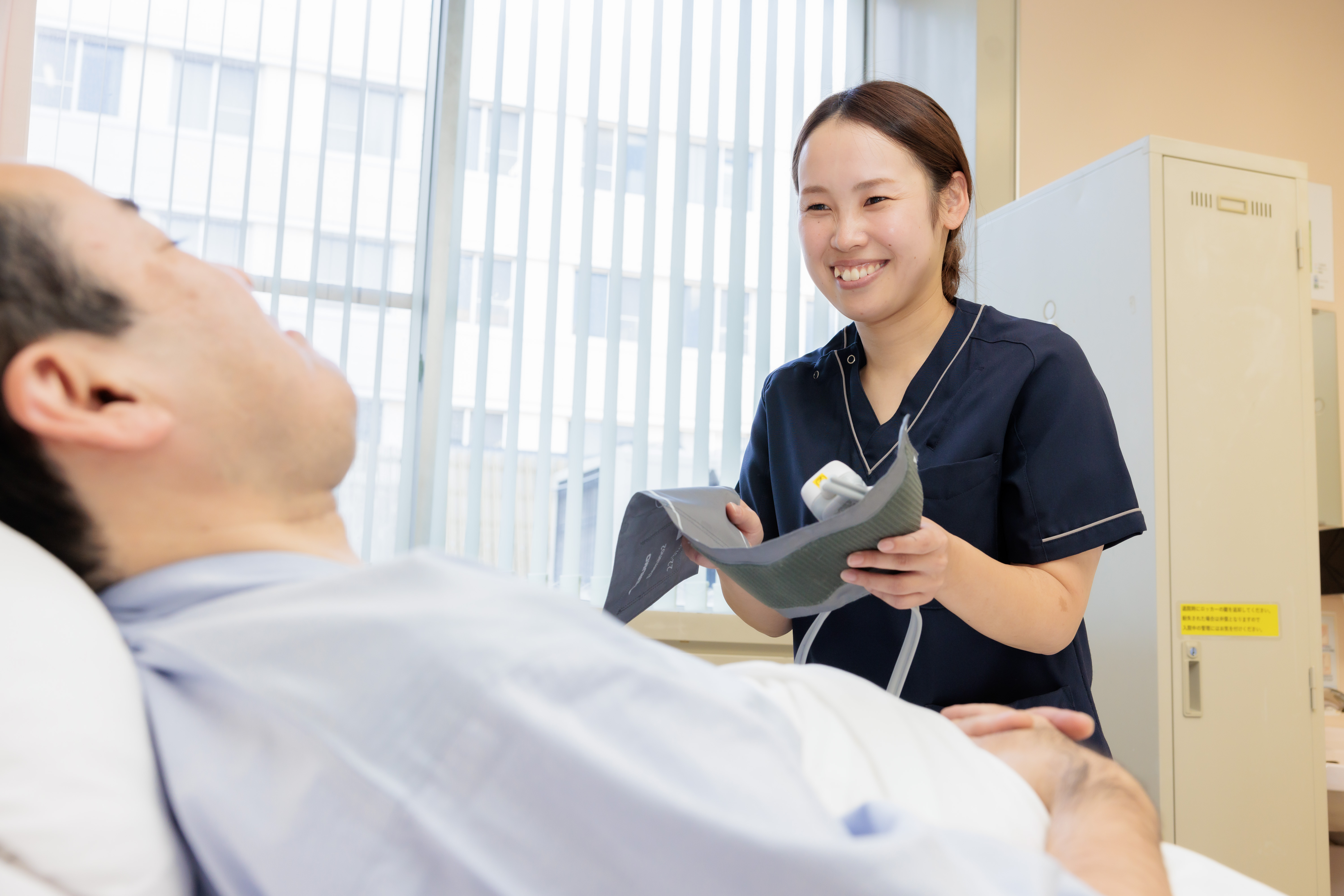 医師の回診同行・記録